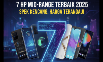 Rekomendasi HP terbaik di tahun 2025 untuk kamu yang ingin membeli HP keren dengan harga terjangkau dan performa maksimal.