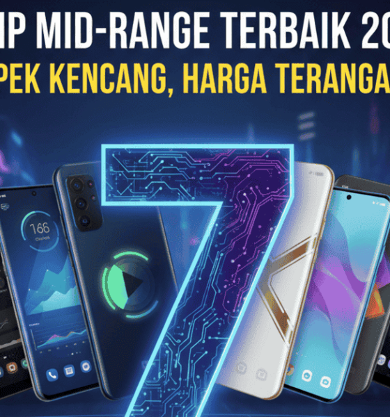 Rekomendasi HP terbaik di tahun 2025 untuk kamu yang ingin membeli HP keren dengan harga terjangkau dan performa maksimal.