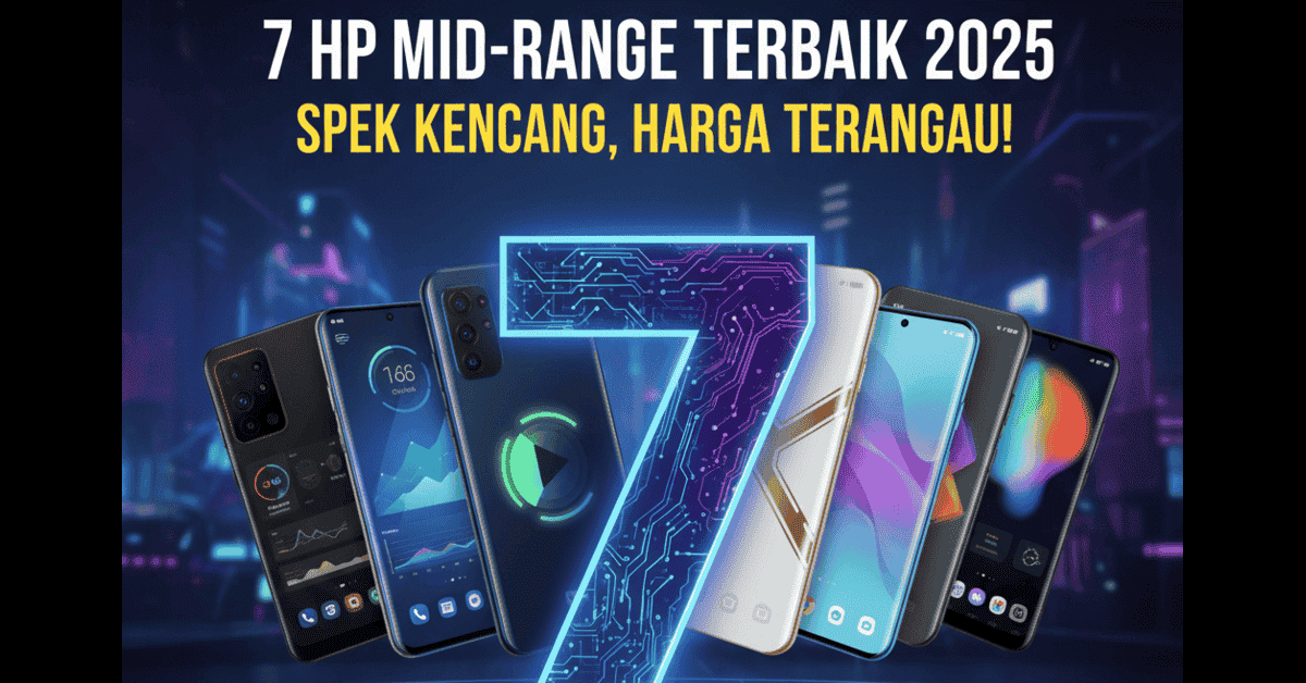 Rekomendasi HP terbaik di tahun 2025 untuk kamu yang ingin membeli HP keren dengan harga terjangkau dan performa maksimal.